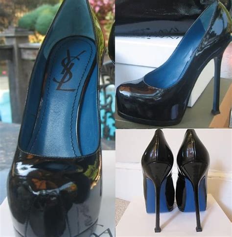 blue sole shoes ysl|ysl st laurent shoes.